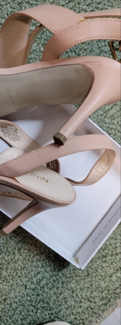 Nine West Blush Strappy High Heel Sandals